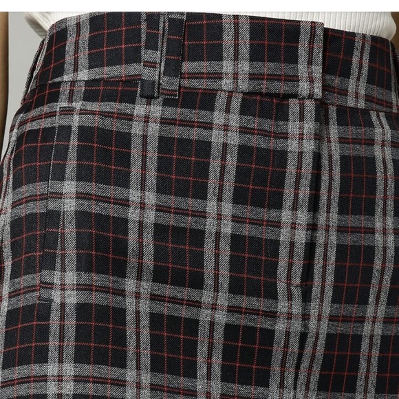 Marks & Spencer Blue Check Skirt in Sz: 8 (UK:12) - Picture 7 of 9